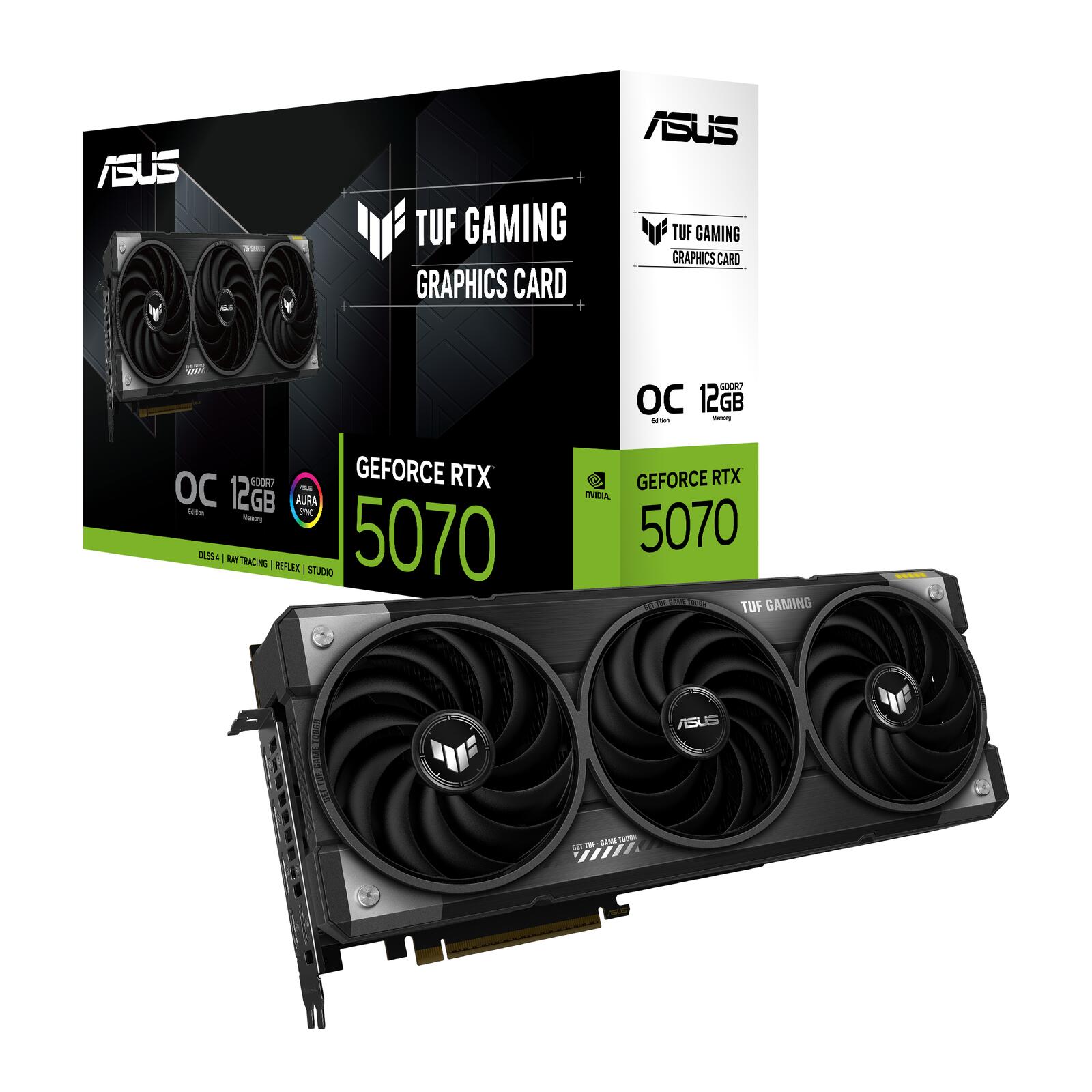 ASUS TUF GeForce RTX 5070 12GB GDDR7 OC Edition Gaming Grafikkarte