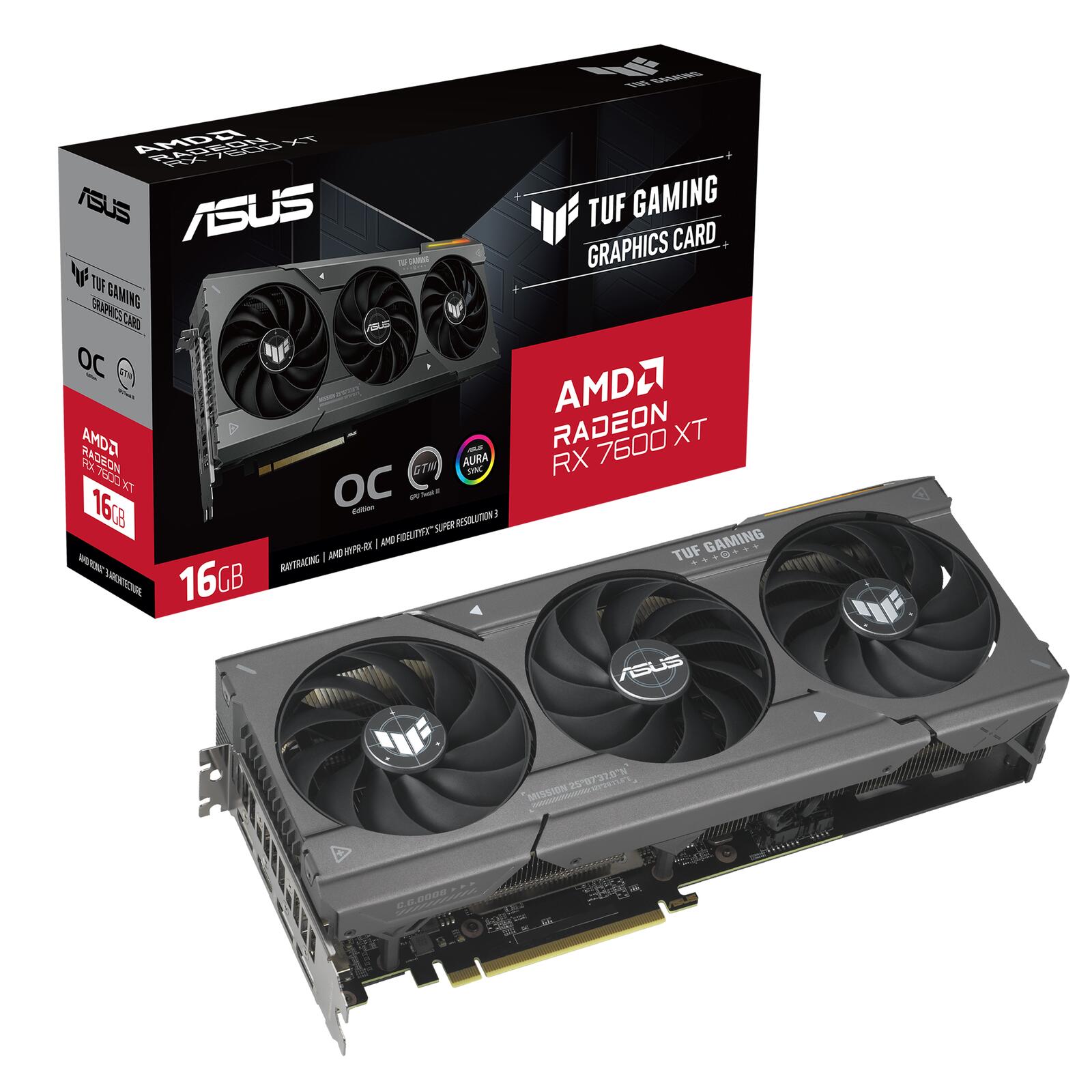 ASUS TUF Gaming Radeon RX 7600 XT OC Edition