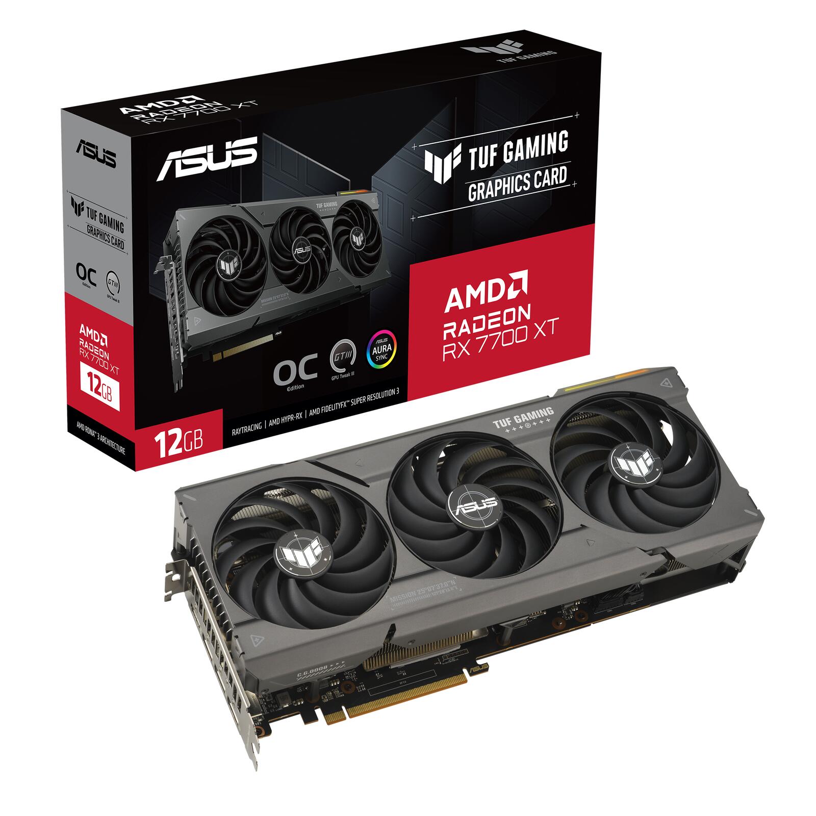 ASUS TUF Gaming Radeon RX 7700 XT OC Edition