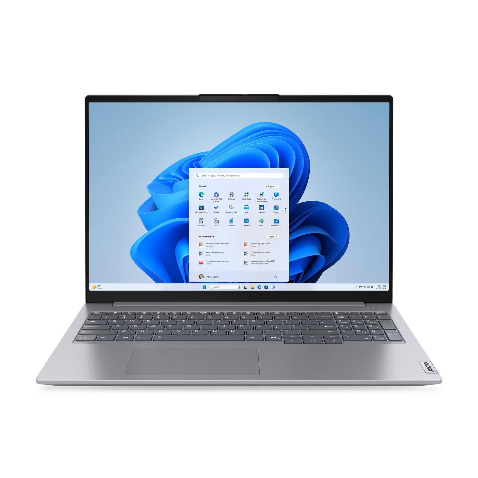 Lenovo ThinkBook 16 G7 ARP AMD Ryzen™ 5 7535HS Notebook 40,6 cm (16 Zoll)