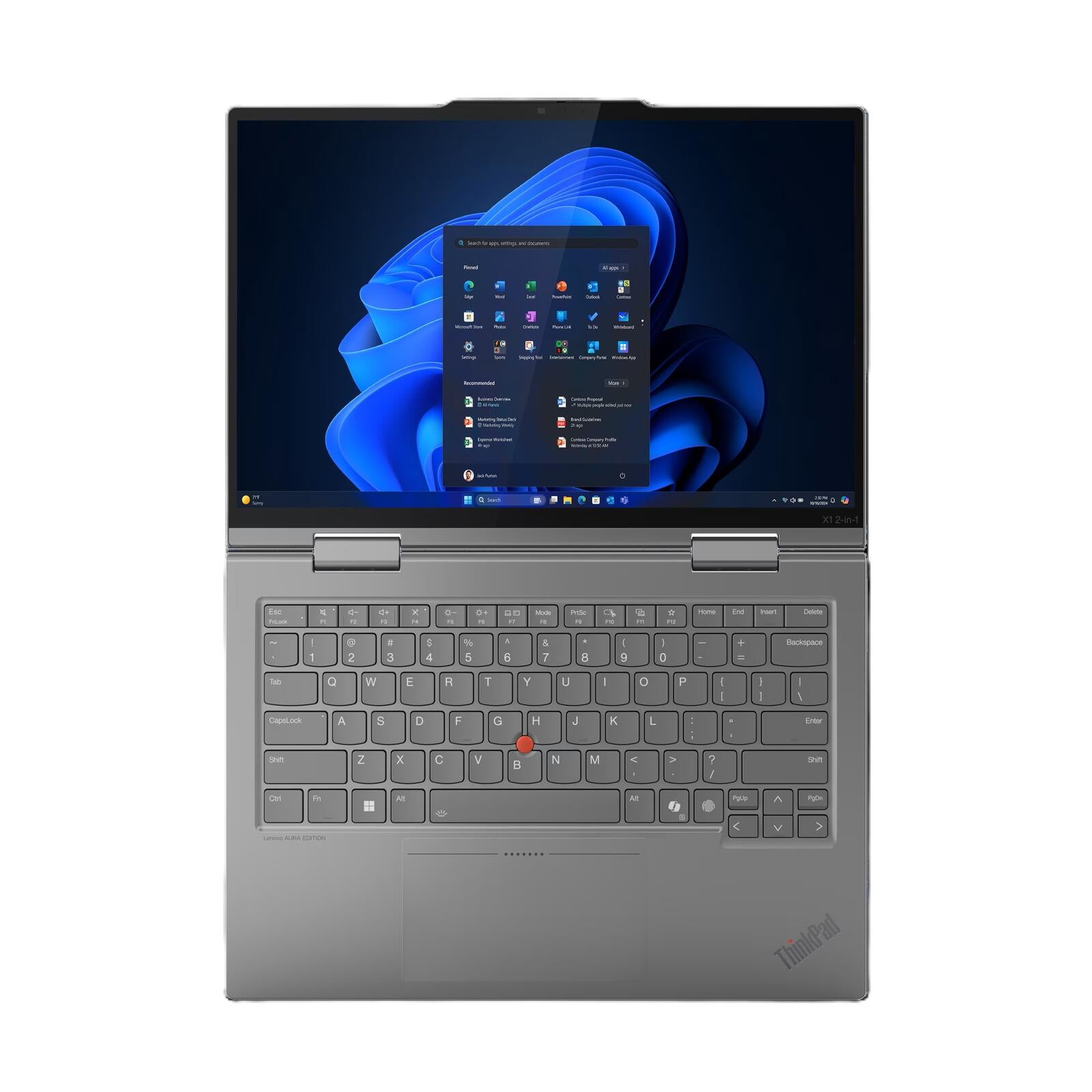 Lenovo ThinkPad X1 2-in-1 Gen 10 Intel® Core™ Ultra 7 255U Notebook 35,6 cm (14 Zoll)