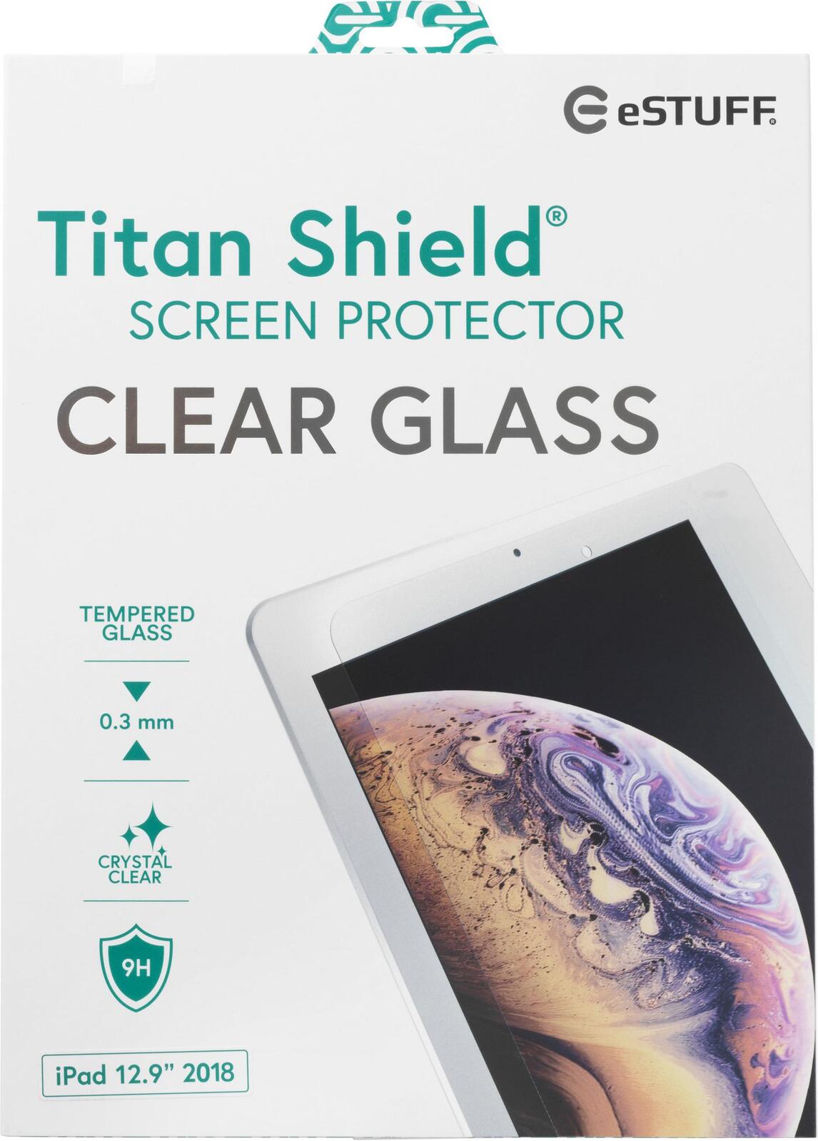eSTUFF Titan Shield Screen Protector iPad Pro 13' (2024) & iPad Air 13' (2024 & 2025) - Clear