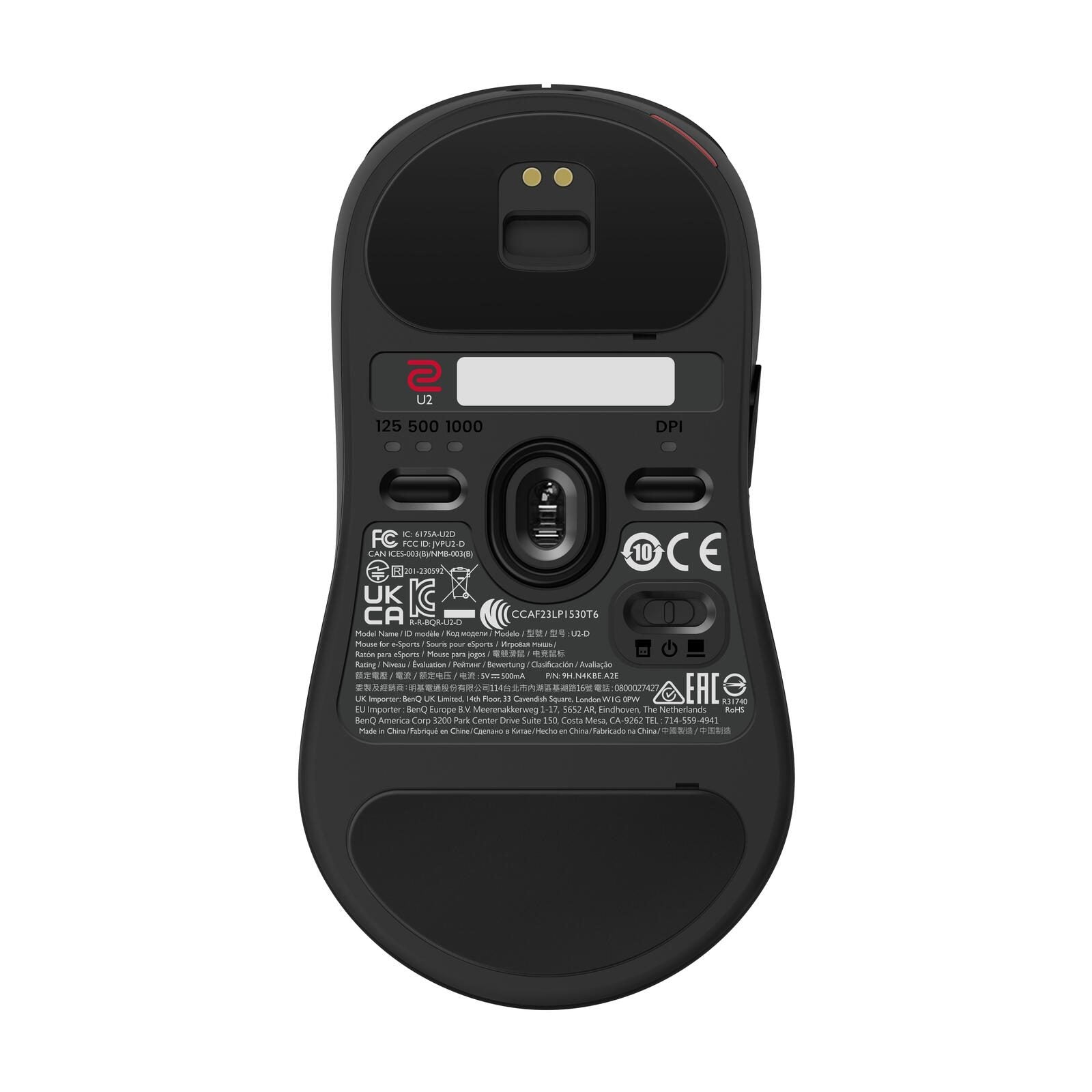 BenQ Zowie Gaming E-Sports Maus U2-DW - kabellos