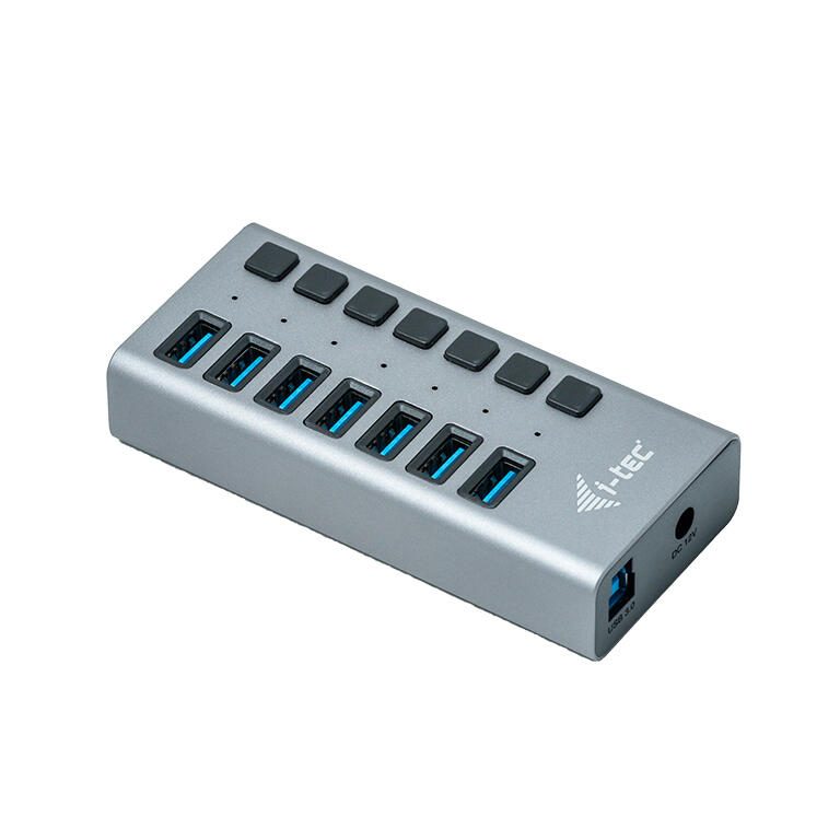 I-TEC USB-A Charging HUB 7 Port mit externem Netzadapter 36W