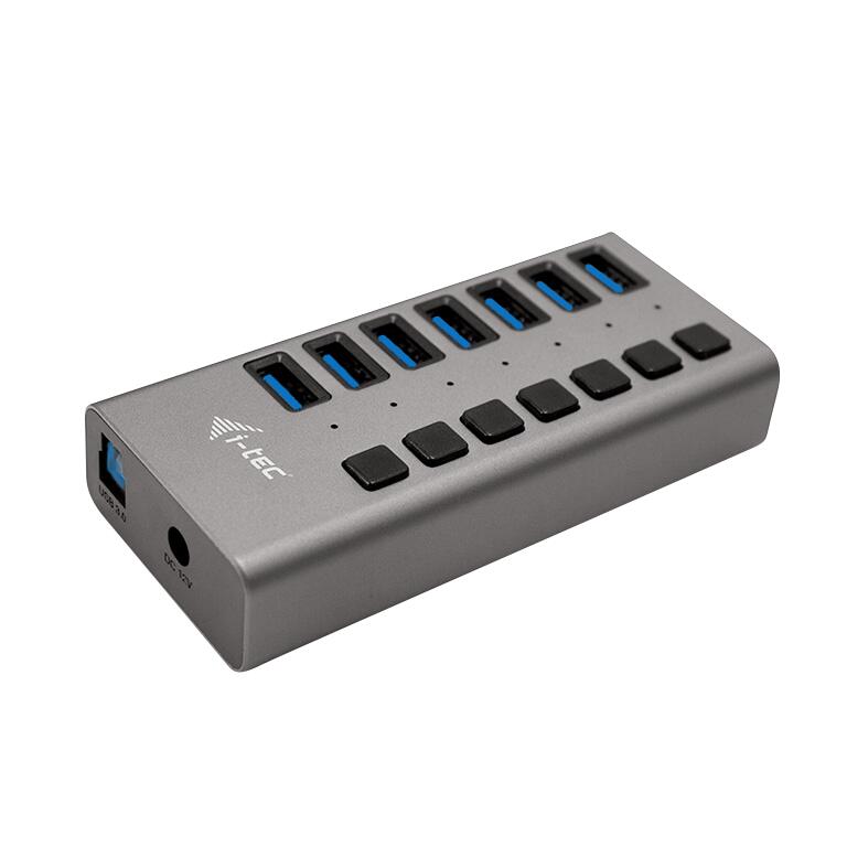 I-TEC USB-A Charging HUB 7 Port mit externem Netzadapter 36W