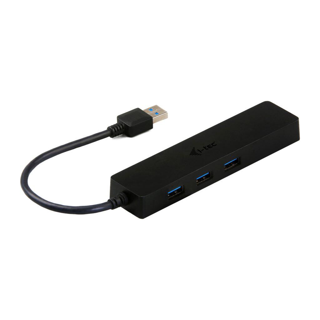 I-TEC USB 3.0 Slim HUB 3 Port mit Gigabit Ethernet Adapter