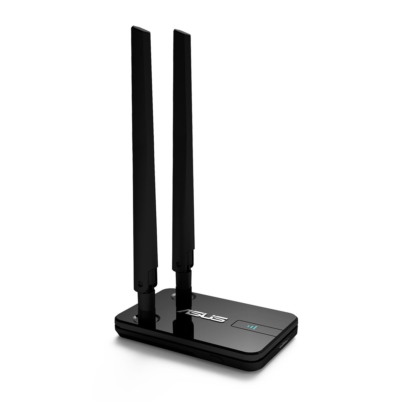 ASUS USB-AC58 Wireless-AC1300 Dual-band USB Adapter (USB 3.0, zwei abnehmbare Antennen, USB-Verlängerungskabel, einfache