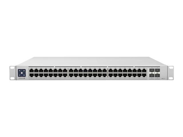 Ubiquiti UniFi Switch USW-Enterprise-48-PoE Switch L3 managed 48x100/1000/2.5G (PoE+)+ 4x1/10Gbbit SFP+