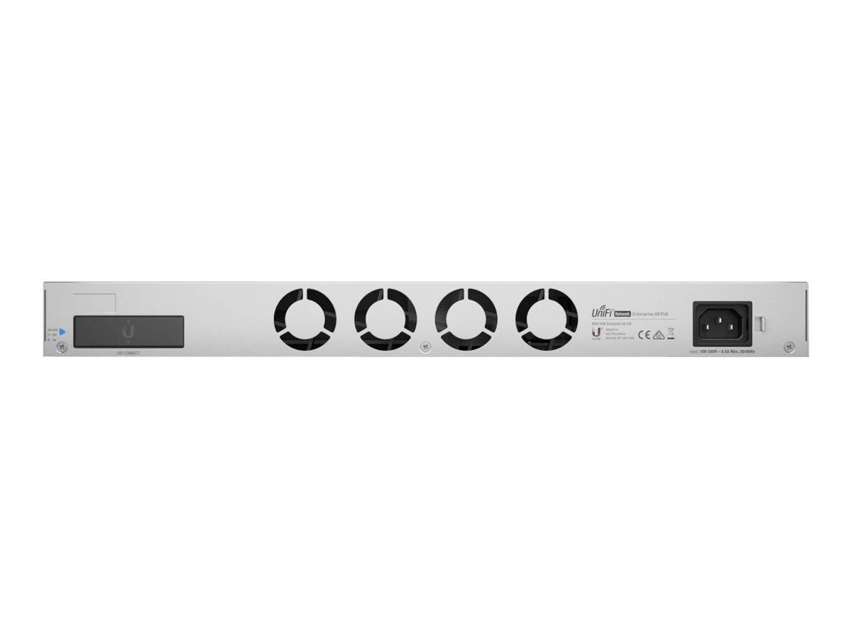 Ubiquiti UniFi Switch USW-Enterprise-48-PoE Switch L3 managed 48x100/1000/2.5G (PoE+)+ 4x1/10Gbbit SFP+