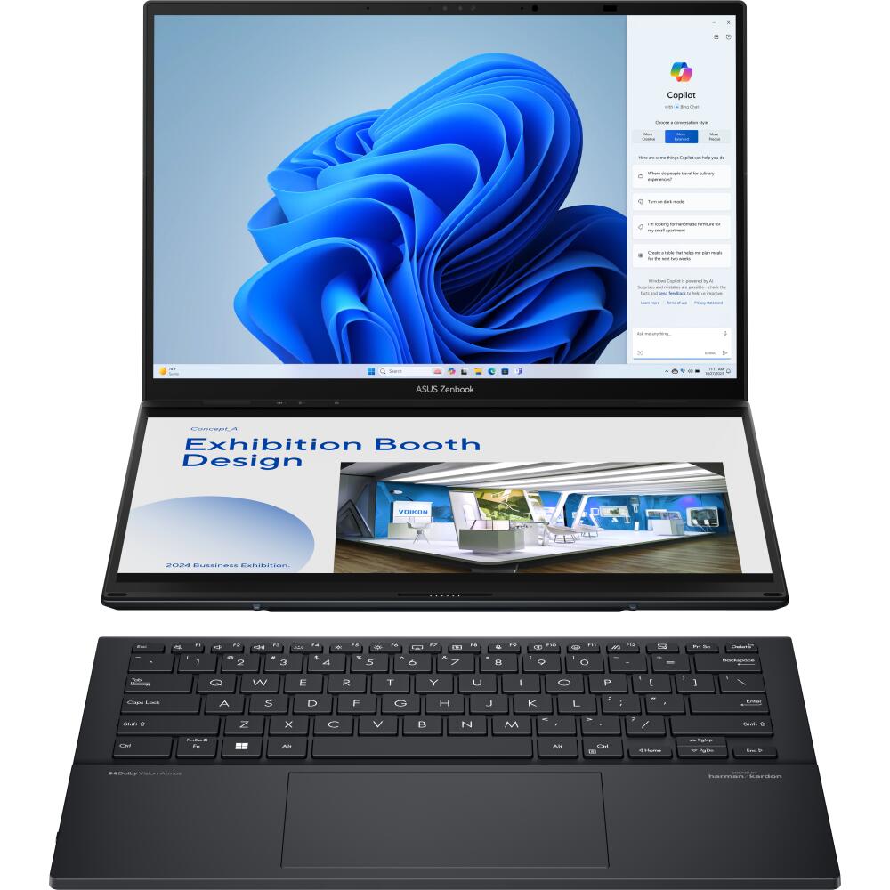 ASUS Zenbook Duo UX8406MA-QL114W Intel Core Ultra 5 125H Notebook 35,6 cm (14')