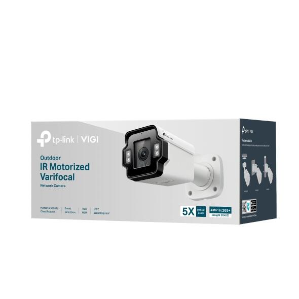 TP-Link VIGI 4 MP Outdoor IR motorisierte Varifokal-Bullet-Netzwerkkamera InSight S345ZI