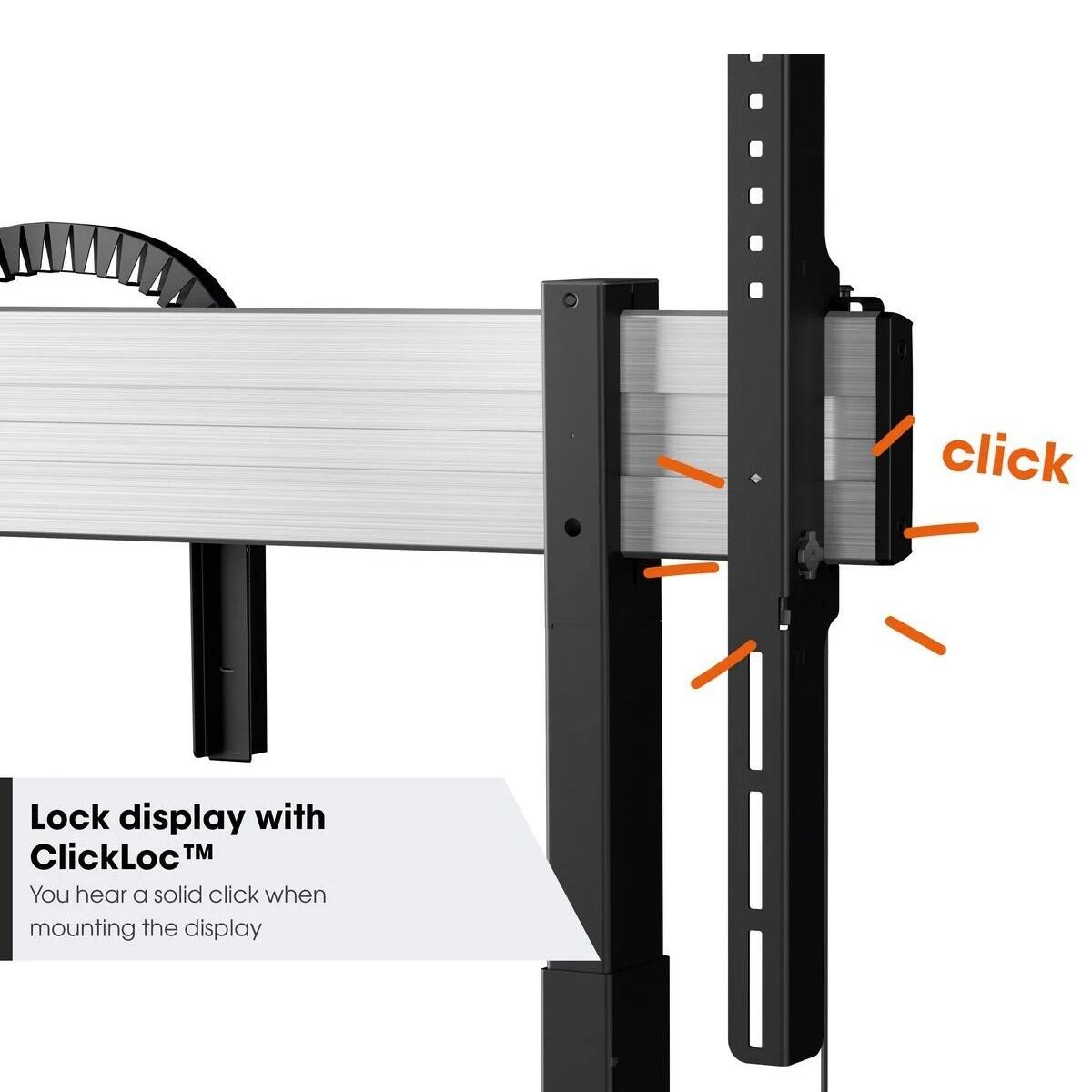 Vogel's RISE 5205 Trolley mit motorisiertem Display-Liftsystem - 50 mm/s - schwarz