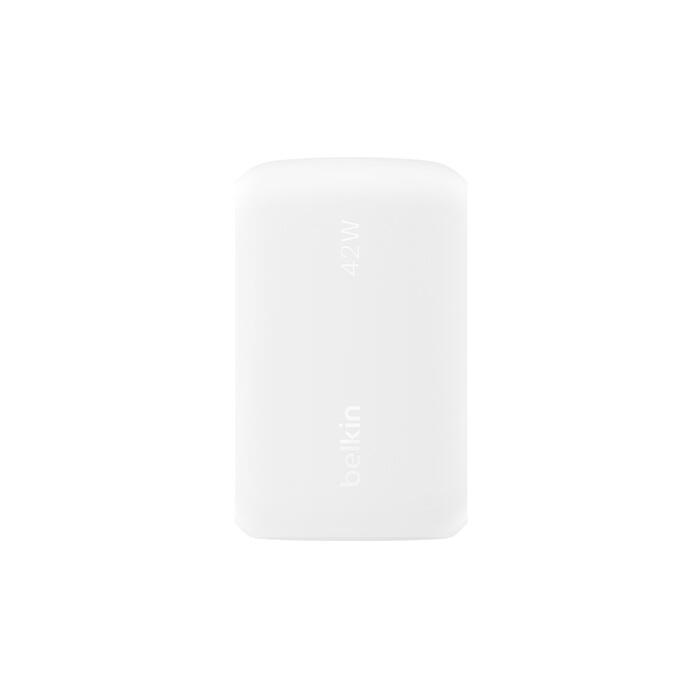 Belkin BoostCharge Ladegerät mit zwei Anschlüssen 42 W, weiß