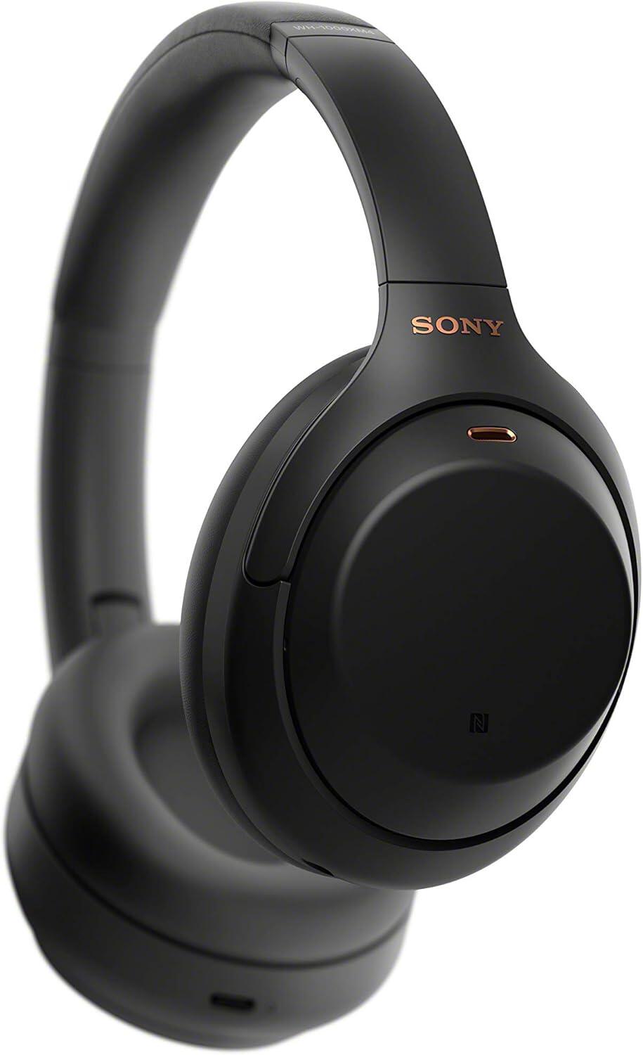 Sony WH-1000XM4 BT-Kopfhörer, Schwarz
