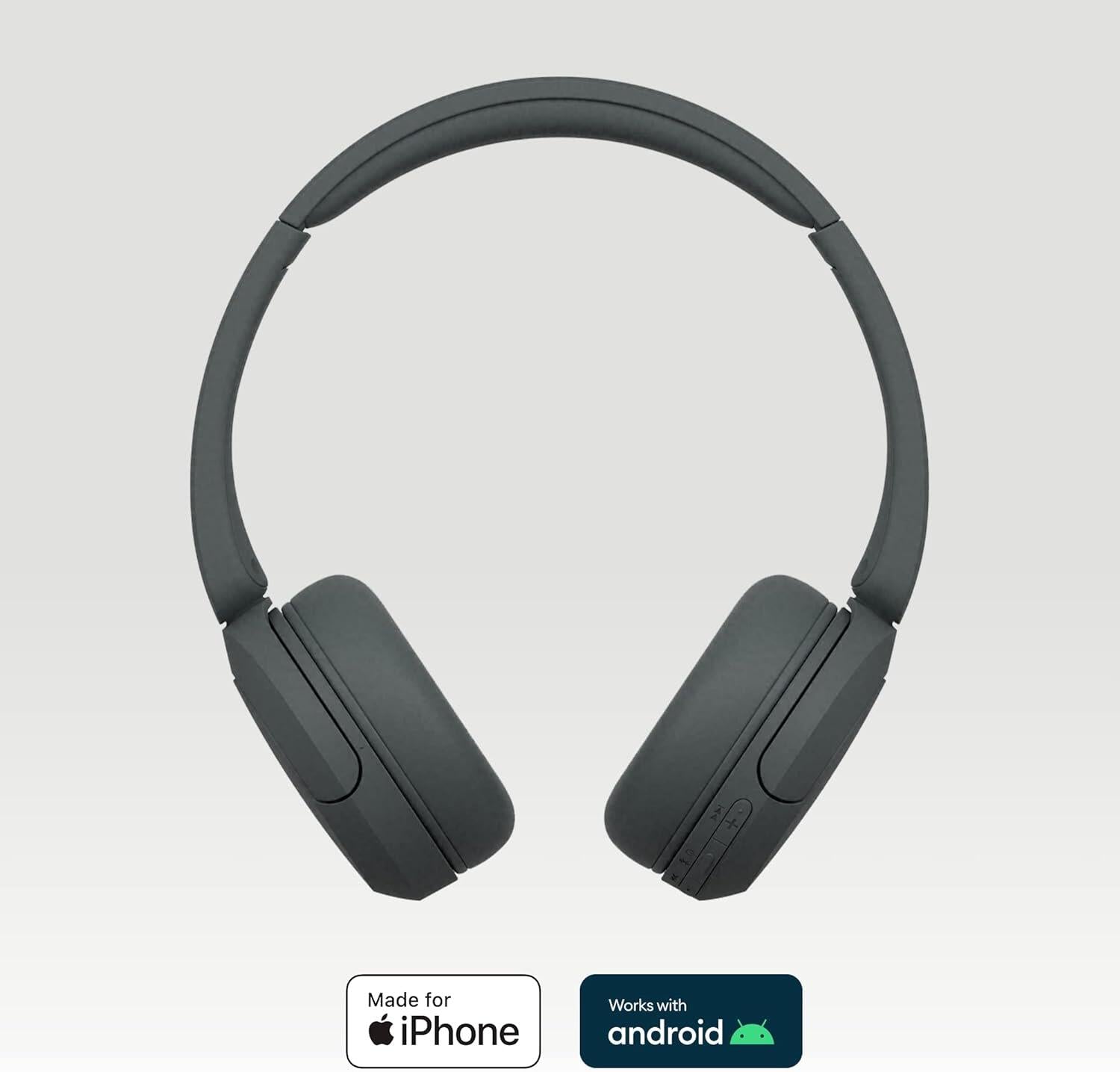 Sony WH-CH520 BT-Kopfhörer, Schwarz