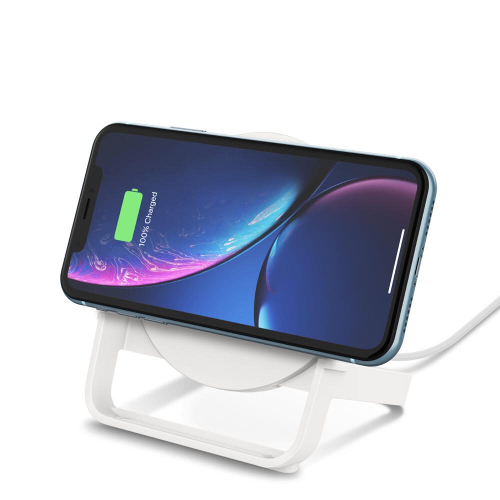 Belkin BoostCharge drahtloser Ladeständer 10 W, weiß