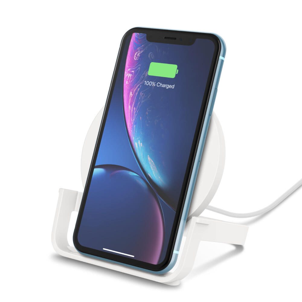 Belkin BoostCharge drahtloser Ladeständer 10 W, weiß