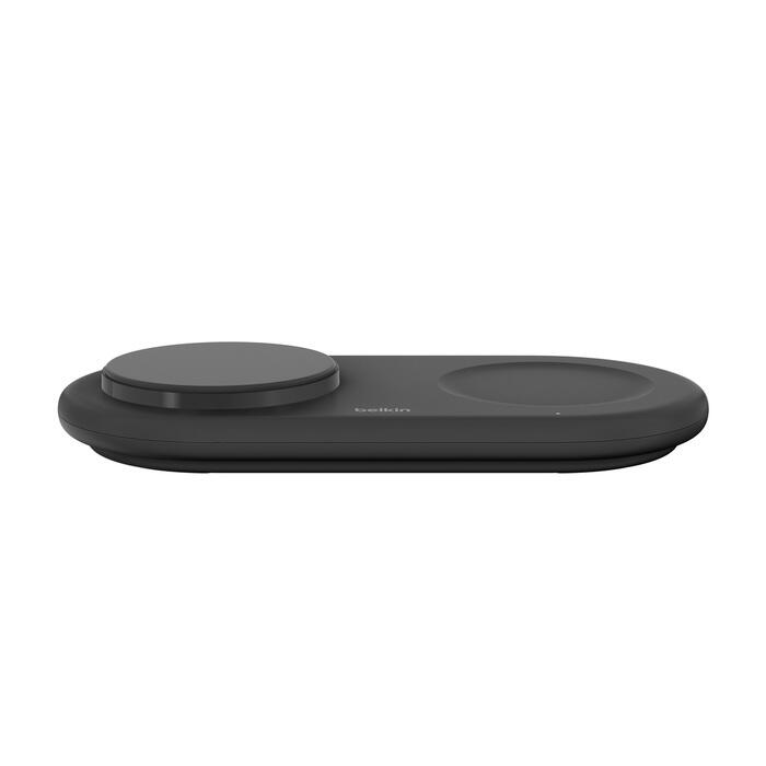 Belkin BoostCharge Pro kabellose magnetische 2-in-1-Ladestation mit Qi2 (15 W), schwarz