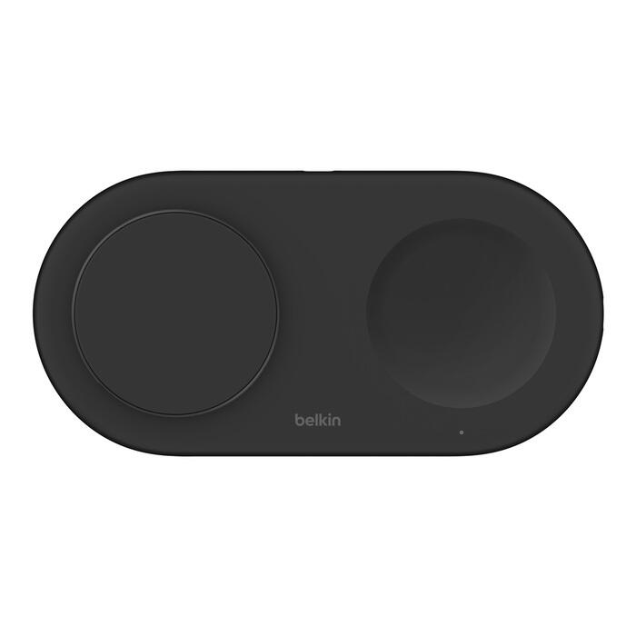 Belkin BoostCharge Pro kabellose magnetische 2-in-1-Ladestation mit Qi2 (15 W), schwarz