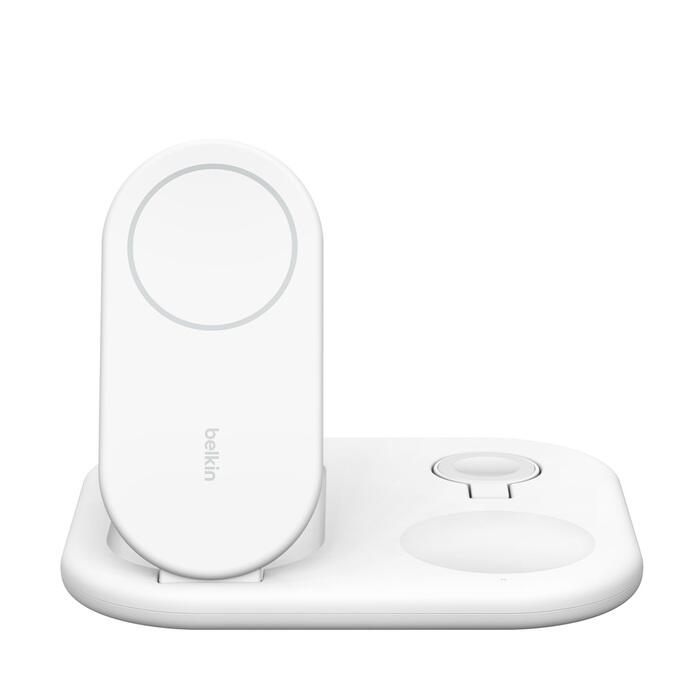 Belkin BoostCharge 3-in-1-Ladestation mit Qi2 (15 W) weiß