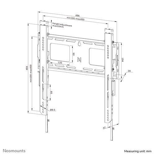 Neomounts WL30-750BL14 Wandhalterung