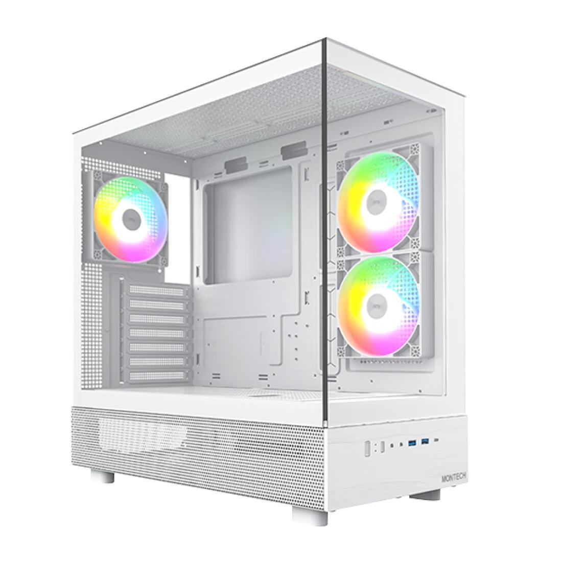 Montech PC Gehäuse XR Midi-Tower Weiß