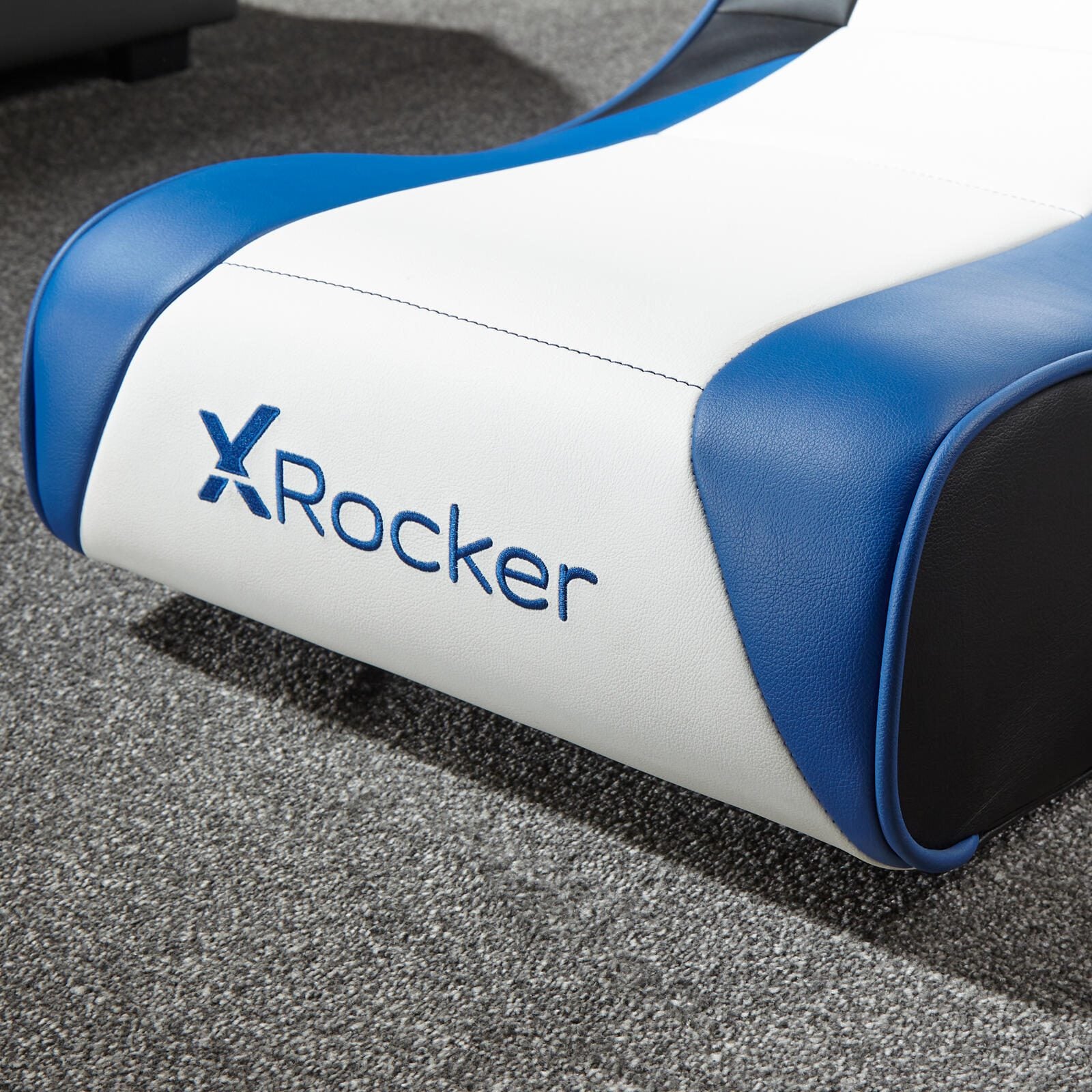 B-WARE X Rocker Sony Playstation® Geist 2.0 Floor Rocker Gaming-Bodensessel mit 2.0 Audiosystem für Kinder & Jugendliche - weiß