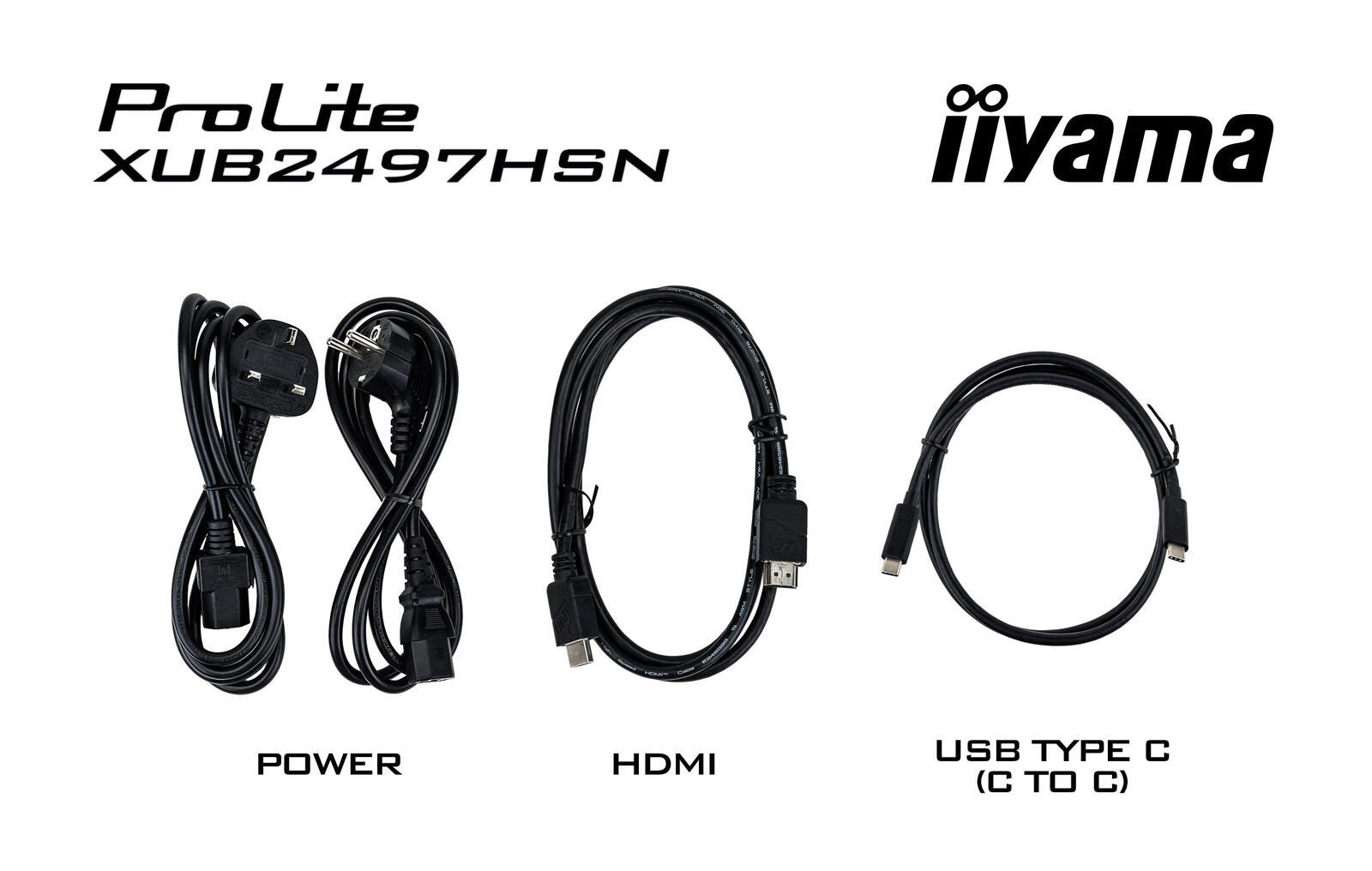 iiyama ProLite XUB2497HSN-B2 Full HD Display 60,5 cm (24')