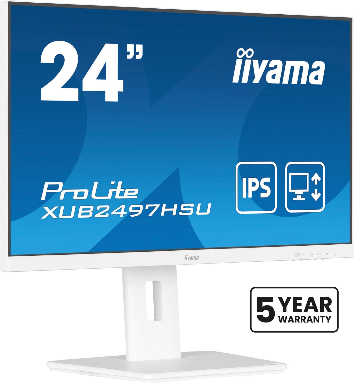 B-WARE iiyama ProLite XUB2497HSU-W2 Full HD Display 60,5 cm (24')