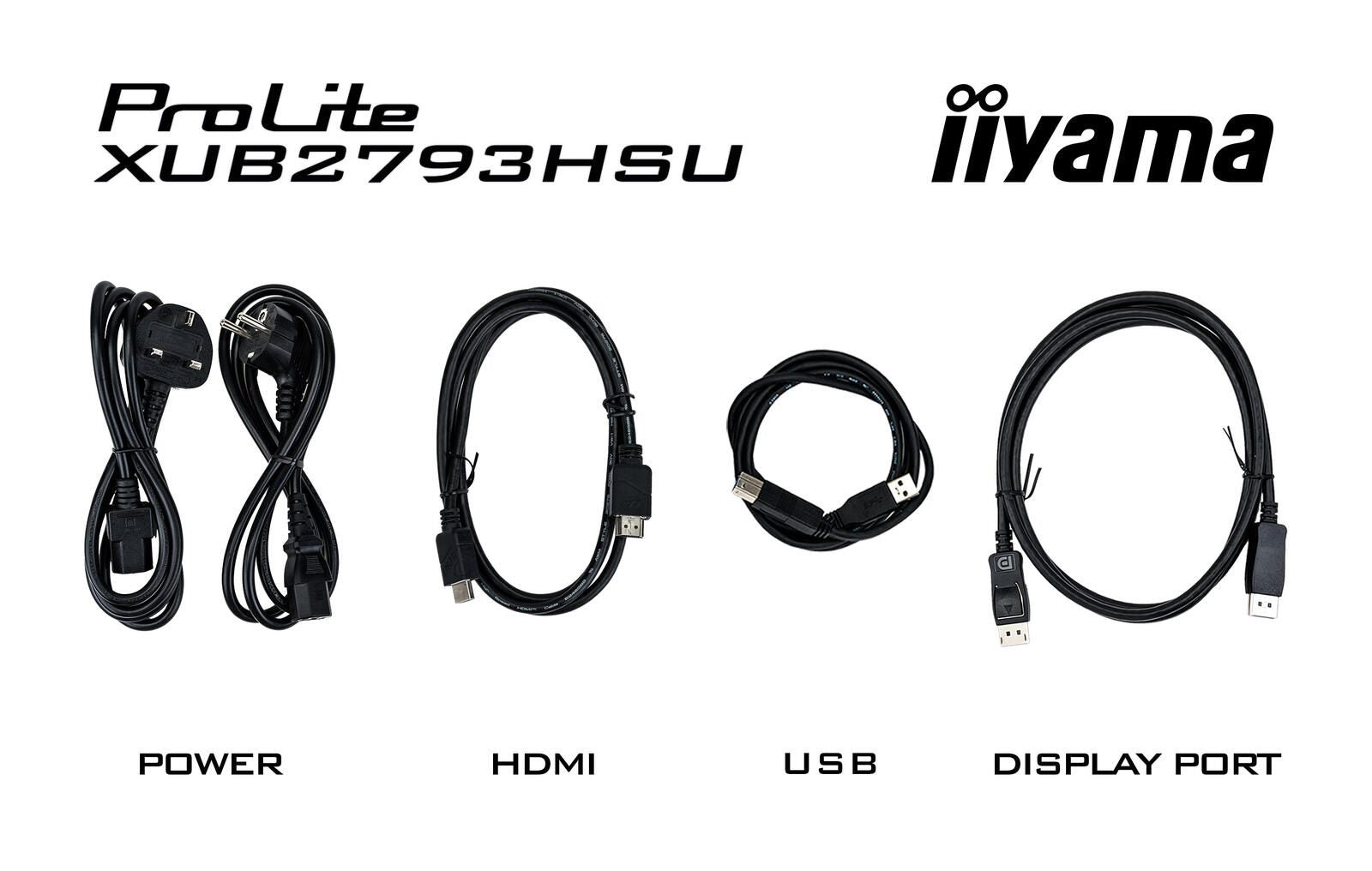 iiyama ProLite XU2793QSU-B7 Wide Quad HD Display 68,6 cm (27')