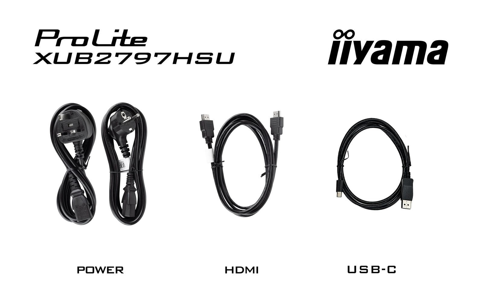 iiyama ProLite XUB2797HSU-W2 Full HD Display 68,6 cm (27')