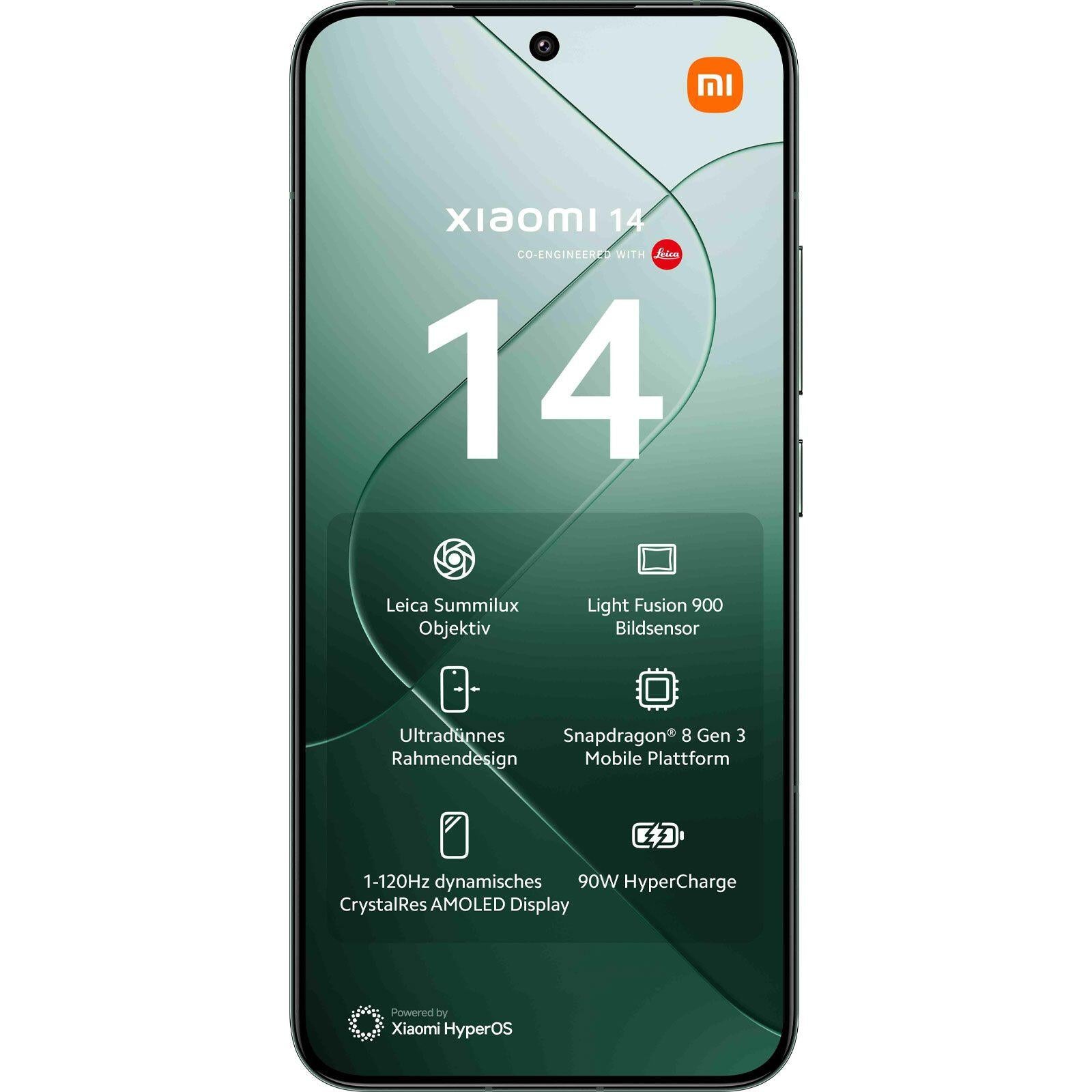 Xiaomi 14 5G 512GB, Grün