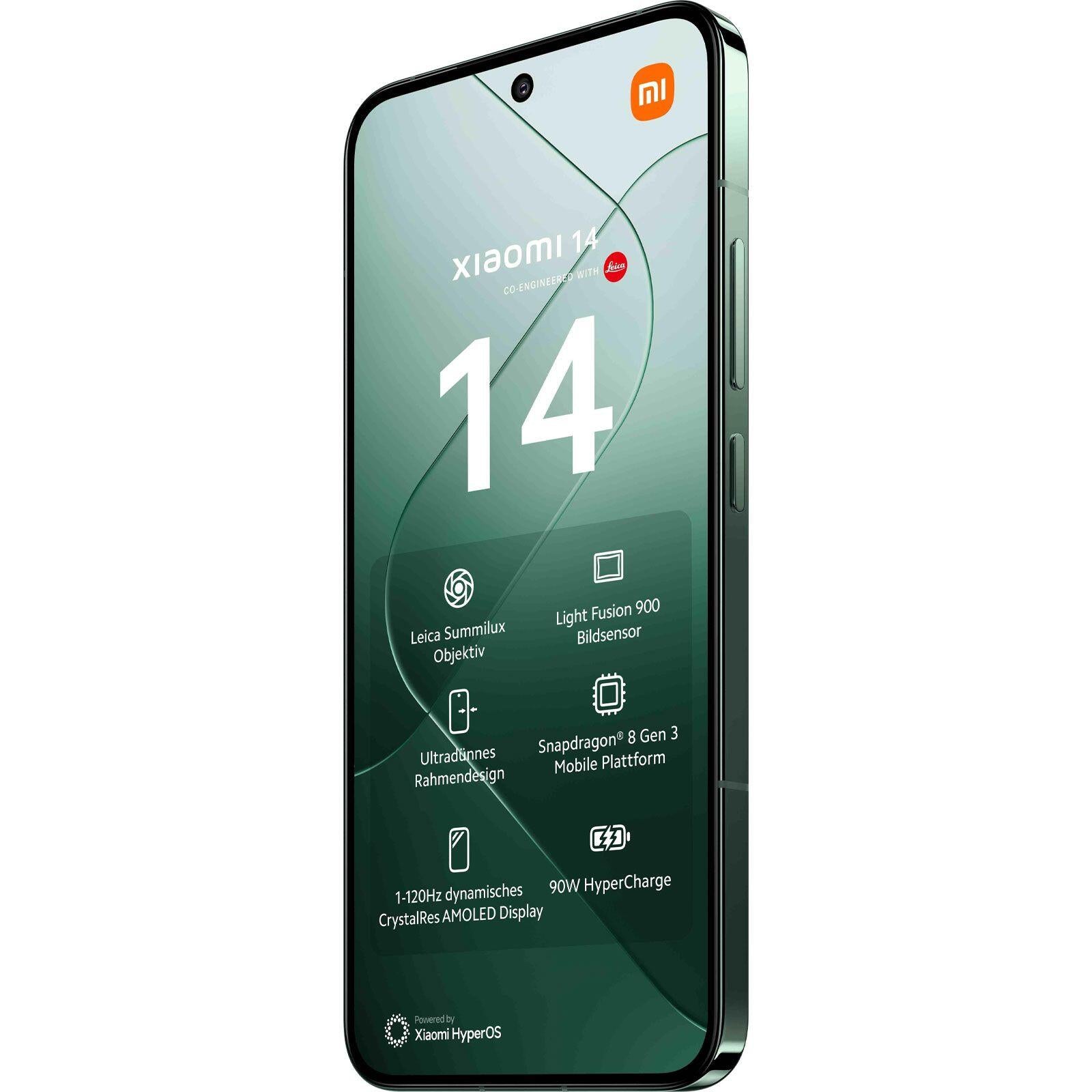 Xiaomi 14 5G 512GB, Grün