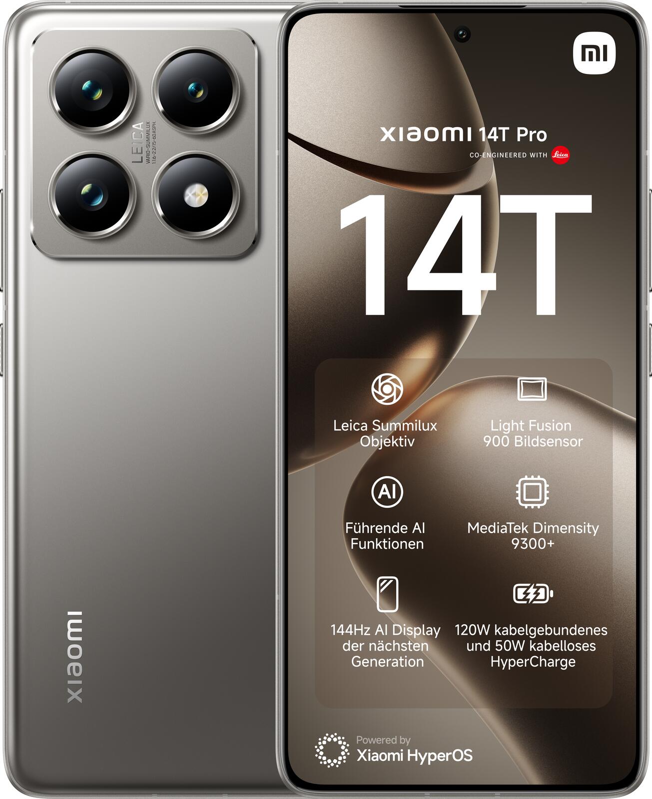 Xiaomi 14T Pro 12GB RAM 512GB Titan Gray