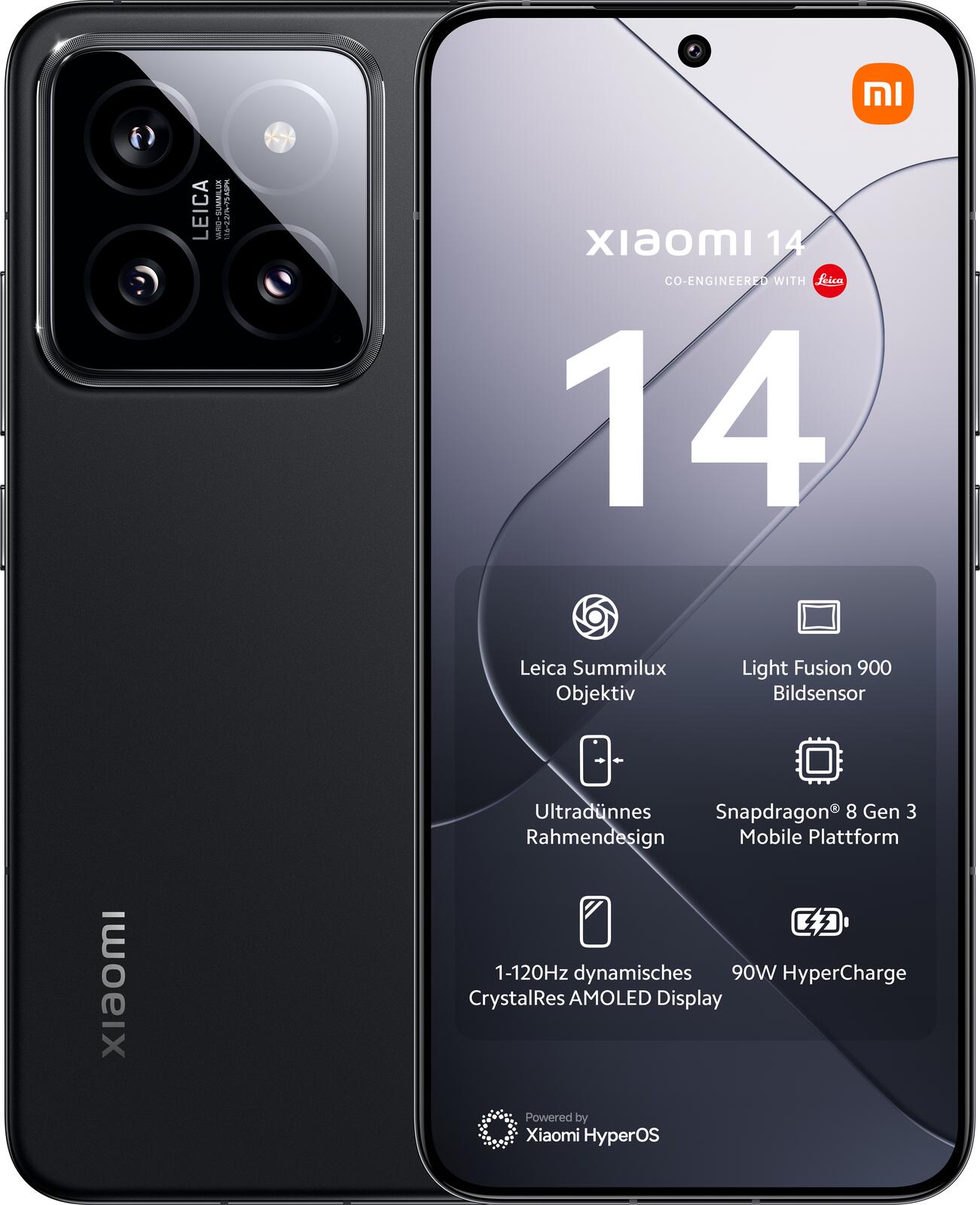 Xiaomi 14 5G 512GB, Schwarz