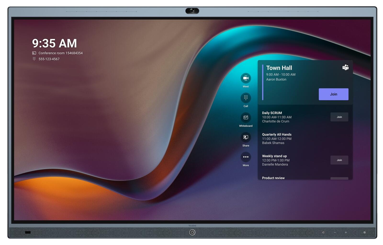 Yealink MeetingBoard MB65-A001 Touch Display 165 cm 65 Zoll