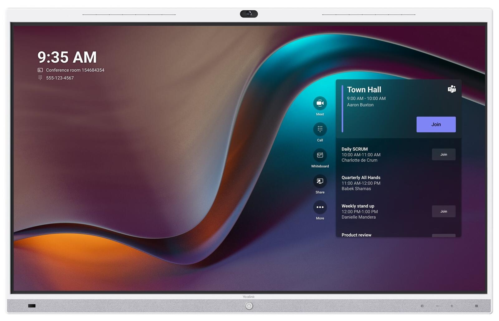 Yealink MeetingBoard MB65-A001 Touch Display 165 cm 65 Zoll