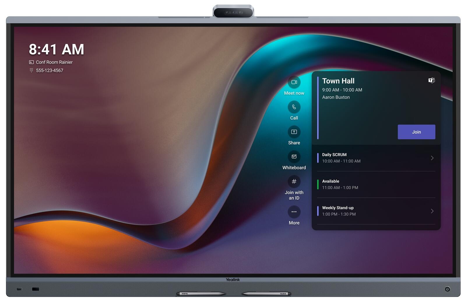 Yealink MeetingBoard 65 Pro All-in-One Videokonferenzdisplay 165 cm 65 Zoll