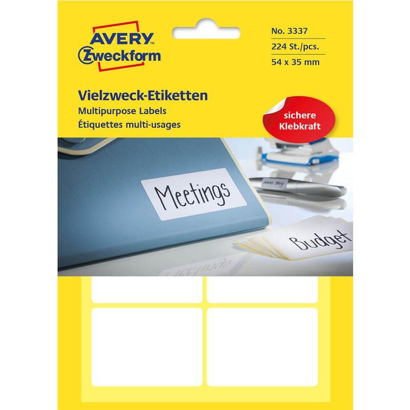 AVERY Zweckform Etiketten 54,0 x 35,0 mm