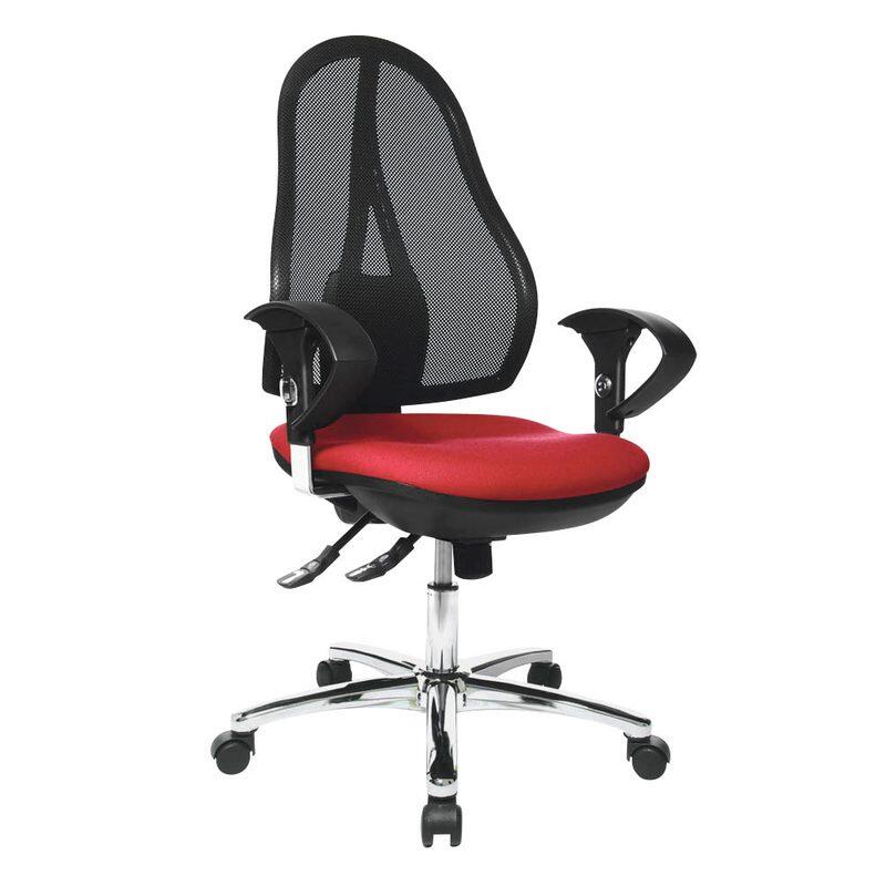 Topstar Bürostuhl Open Point SY Deluxe, OP290U G21 rot, schwarz