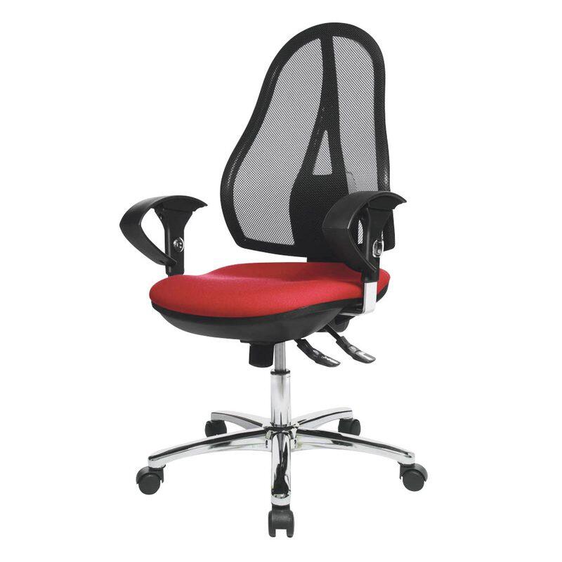 Topstar Bürostuhl Open Point SY Deluxe, OP290U G21 rot, schwarz