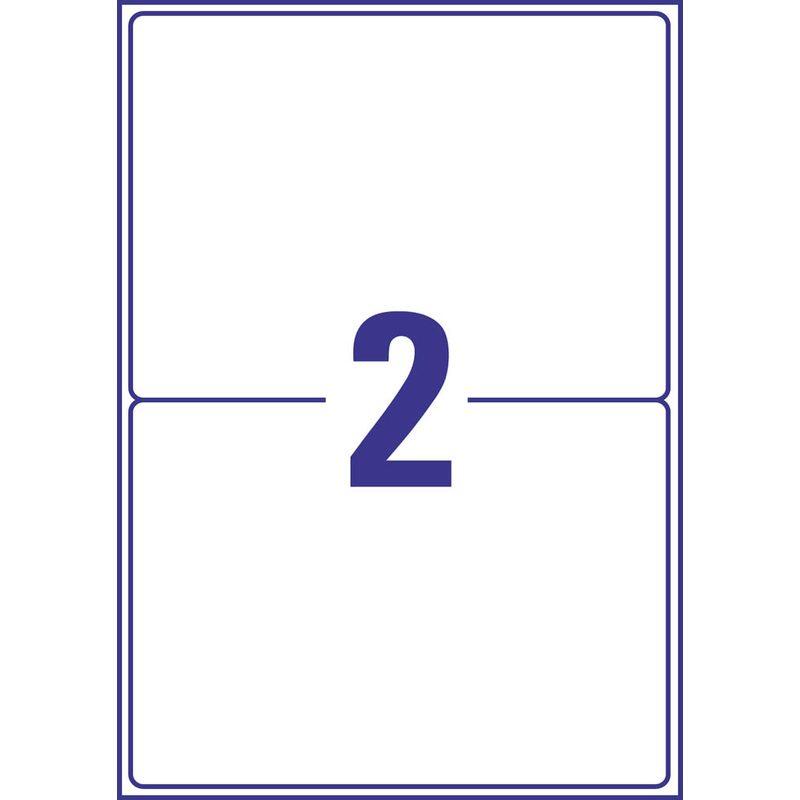 AVERY Zweckform Etiketten L4734REV-100 weiß 199,6 x 143,5 mm