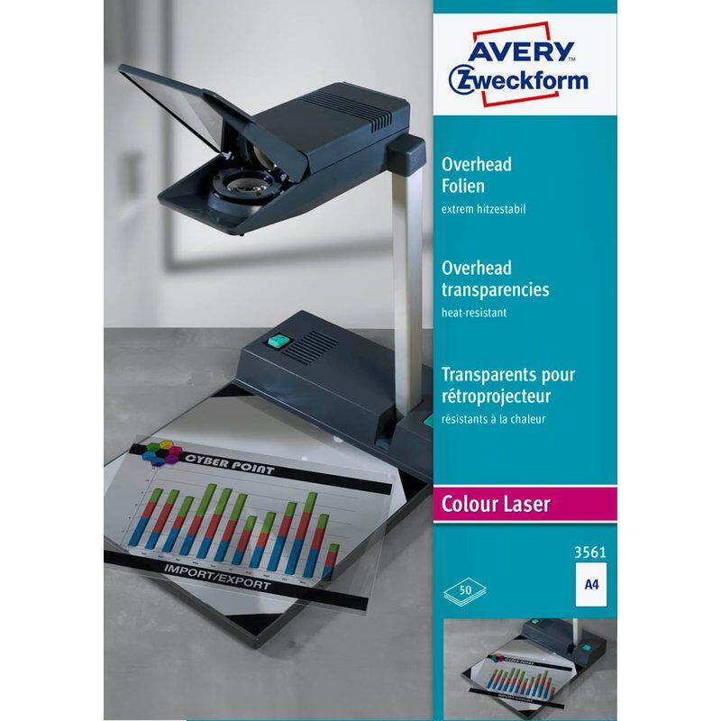 AVERY Zweckform Laserfolien 3561 transparent
