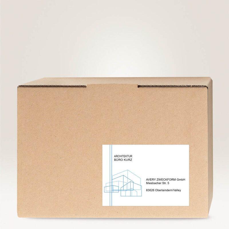 AVERY Zweckform Etiketten L4734REV-100 weiß 199,6 x 143,5 mm