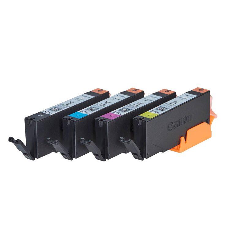 Canon Original CLI-571XL Druckerpatronen - Value Pack + Fotopapier