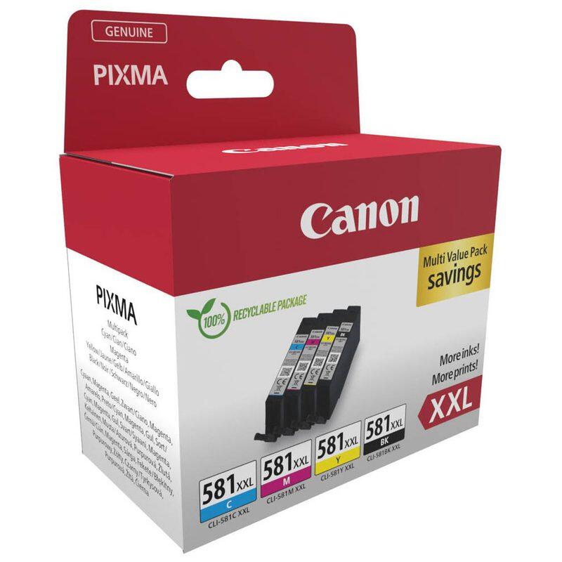 Canon Original CLI-581XXL Druckerpatronen - 4er Multipack CMYK