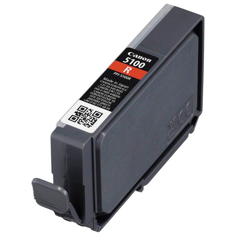 Canon Original PFI-5100 Rot Druckerpatrone - rot 6958C001