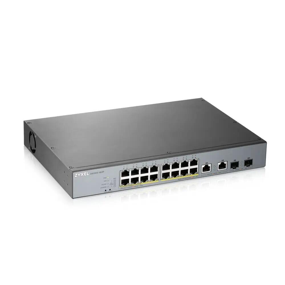 Zyxel Switch 18-Port Gigabit 16xRJ45 + 2xSFP-Combo L2