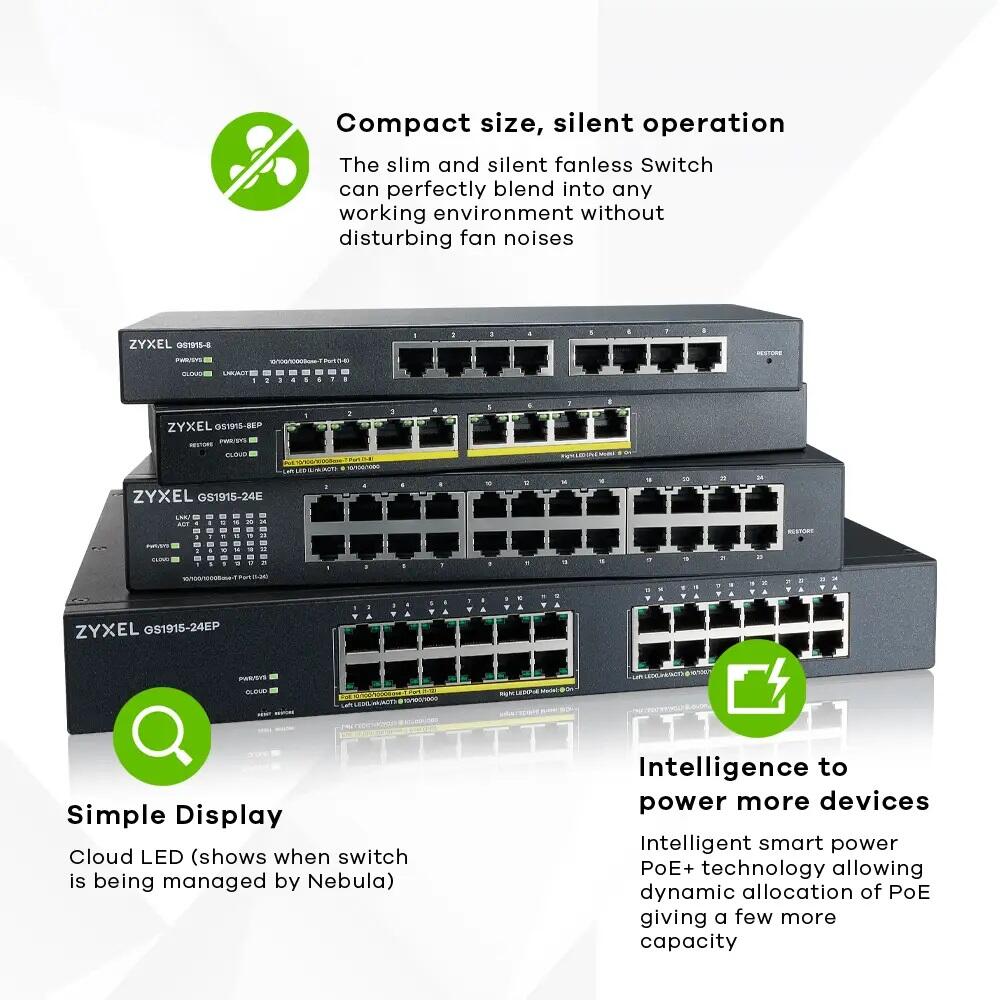 Zyxel Switch 24-Port Gigabit Ethernet L2