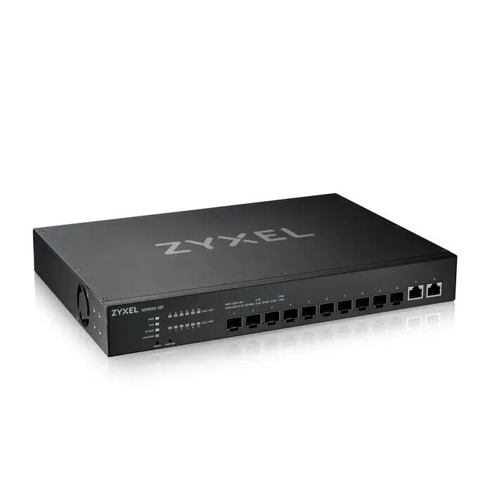 Zyxel Switch 12-Port 2x 10G RJ45 + 10x SFP+ Glasfaser L2